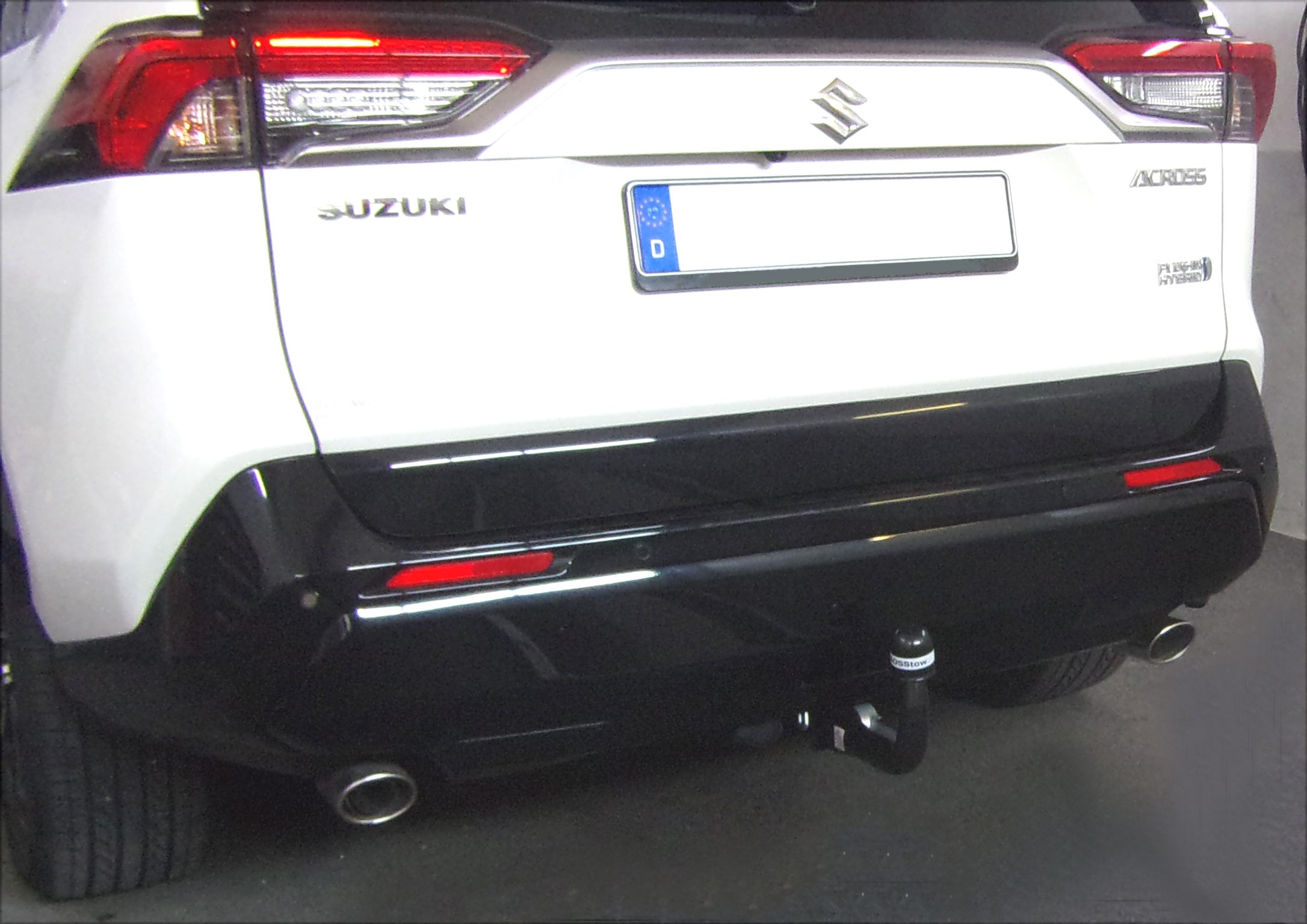 Anhängerkupplung für Suzuki Across Hybrid, spez. Fzg. mit sensorgesteuerter Heckklappe 2020- - V-abnehmbar